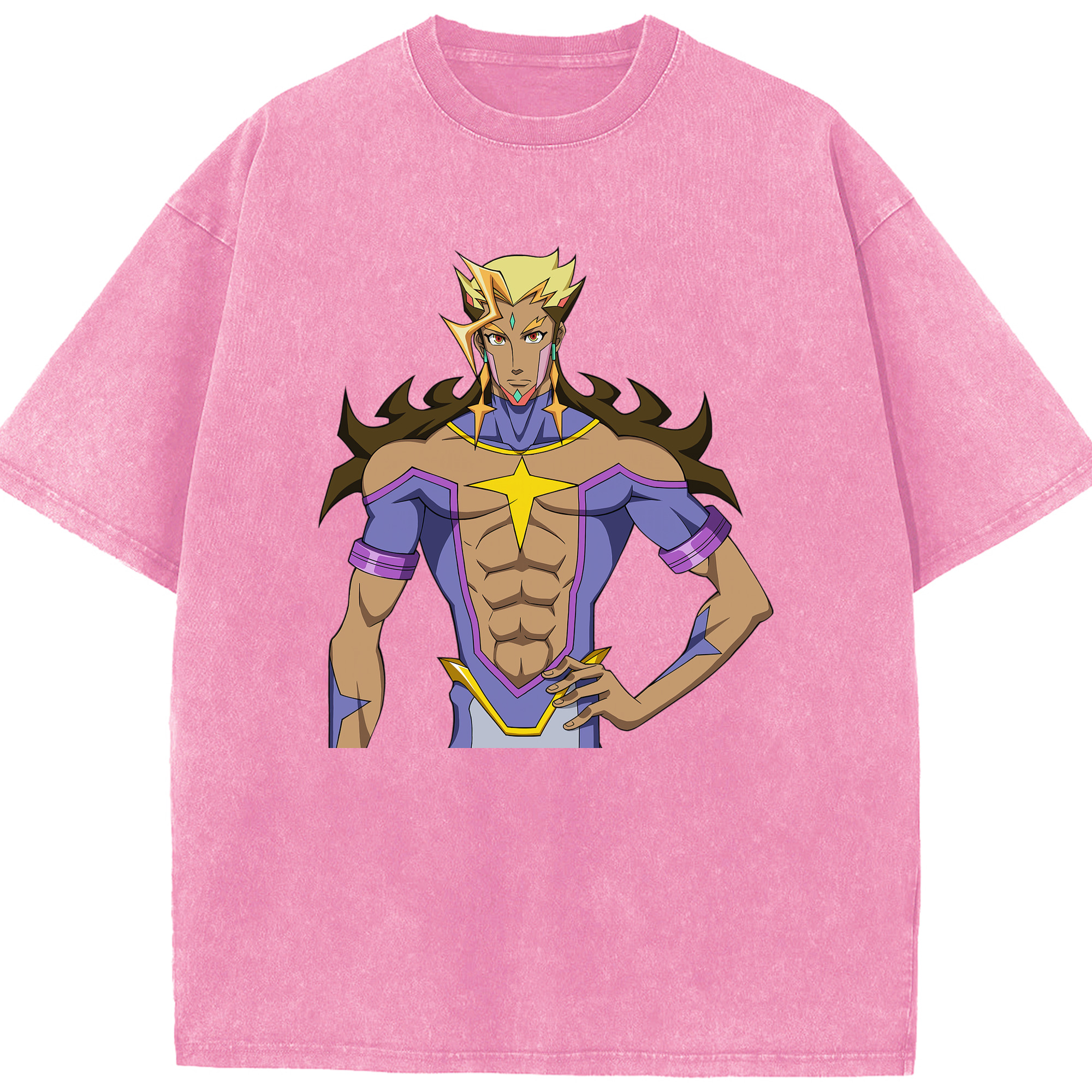 （画像用） 遊☆戯☆王 Yu-Gi-Oh! 綿100% ヴィンテージ風 半袖Tシャツ（フロントプリント）